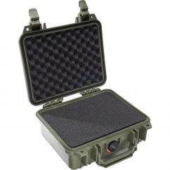Peli™ Case 1200 Koffer mit Schaumstoff (Grün)