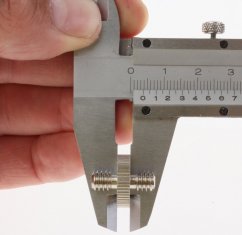 forDSLR Twinscrew 1/4" - 1/4", Length 19 mm