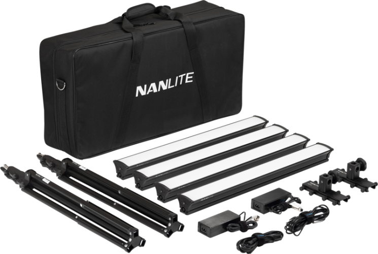 Nanlite LG-E60 4 Light LED studio kit