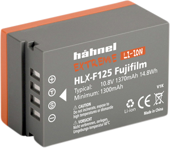 Hähnel EXTREME Li-Ion HLX-F125, ekvivalent NP-T125, 1370mAh, 10.8V, 14.8Wh Hähnel EXTREME Li-Ion HLX-F125, ekvivalent NP-T125, 1370mAh, 10.8V, 14.8Wh