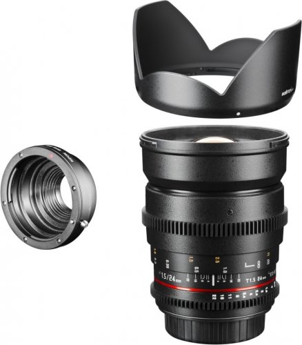 Walimex pro 24mm T1.5 Video DSLR Lens for Pentax Q