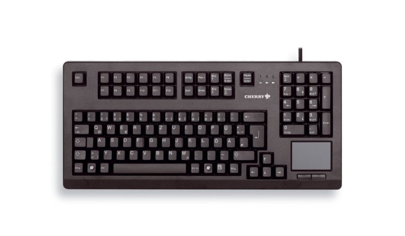 Klávesnice Cherry G80-11900LUMEU-2, KEY, černá, USB, TouchPad, CZ