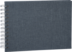 Focus Base Line Canvas Wire-O 23x17 Blue w. white sheets