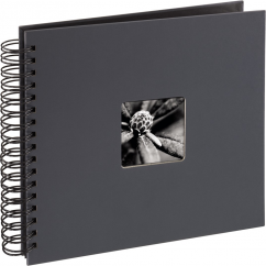 FINE ART 28x24 cm, foto 10x15 cm/100 ks, 50 stran, černé listy, šedé