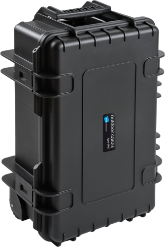 B&W Outdoor Koffer Typ 6600 Leer Schwarz