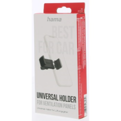 Hama Compact, držiak mobilu do auta, na vetraciu mriežku, otočný o 360°, univerzálny
