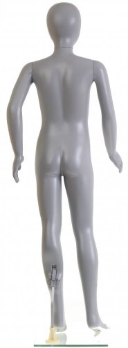 forDSLR Child Figurine, grey matte color, height 140 cm