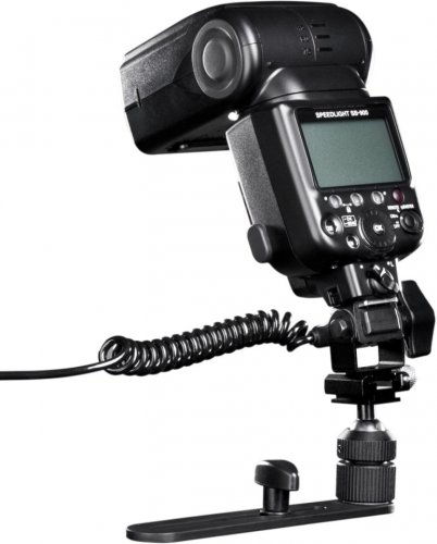 Walimex Makro Blitzschiene PRO mit Y-Kabel Canon