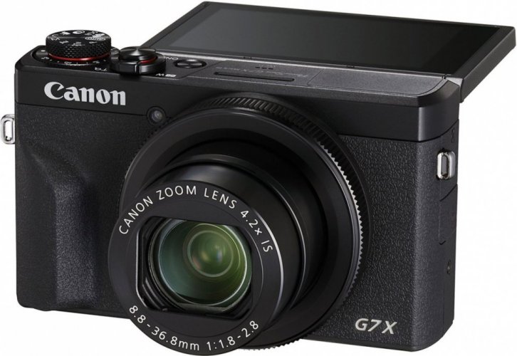 Canon PowerShot G7X Mark III Black, 20MP, 24-100mm, 4K video
