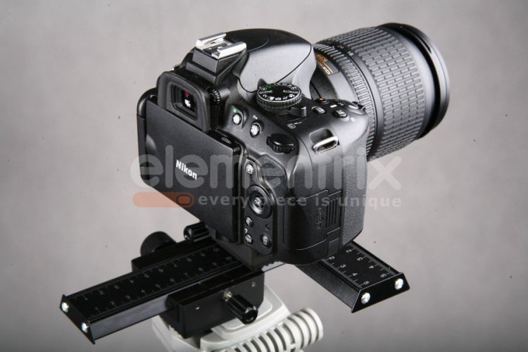 forDSLR makro sáňky, nastavitelné ližiny