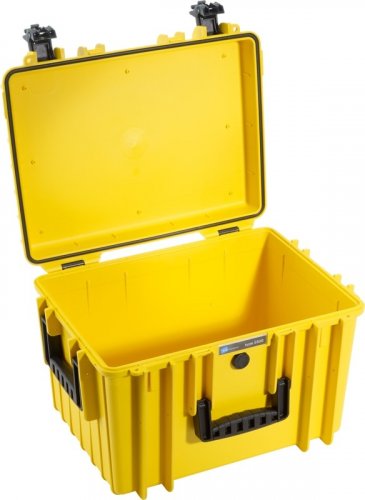 B&W Outdoor Case 5500, prázdny kufor žltý