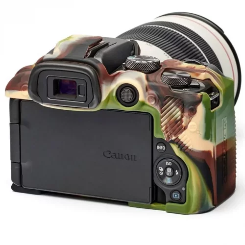 easyCover Silikon Schutzhülle für Canon EOS R10 Camouflage