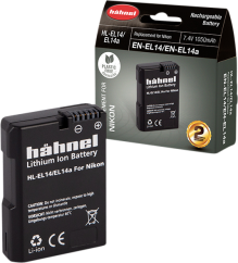 Hähnel HL-EL14, Nikon EN-EL14, 1050mAh, 7.4V, 7.8Wh