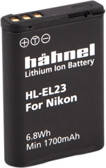 Hähnel HL-EL23, Nikon EN-EL23 1790mAh, 3.8V, 6.8Wh