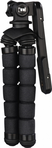 Hama Flex 2v1, 14 cm, mini stativ pro smartphone a GoPro kamery, černý