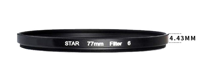 Elementrix star hvězdičkový filtr 6x 55mm pevný (S6x55)