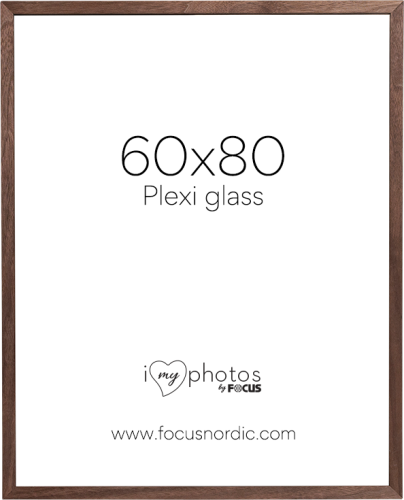 Focus Soul Walnut veneer 60X80 Plexi