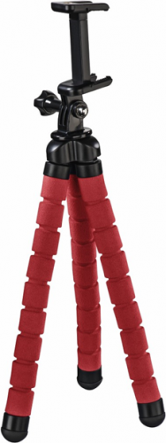 Hama Flex 2v1, 26 cm, mini stativ pro smartphone a GoPro kamery, červený