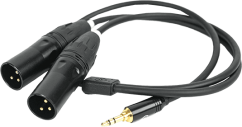 Hollyland 3.5mm to Dual XLR Audio Cable