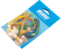 Kupo Elastic Cable tie 5" -10pcs Mixed color
