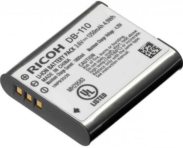Ricoh  DB-110 Li-Ion Battery Pack (3,6V, 1350mAh)