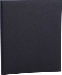Focus Base Line Canvas Ringbinder Black