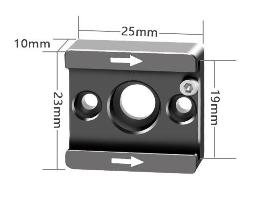 Sáňky hliníkové mini držák pro blesk (BL9)