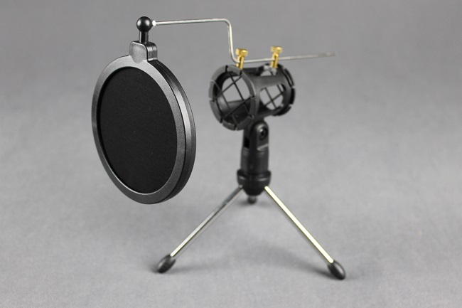 Stojan na mikrofón a pop filtr (MIC6)
