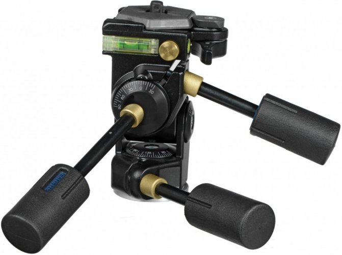 3D Super Pro 3-way tripod head with safety catch
