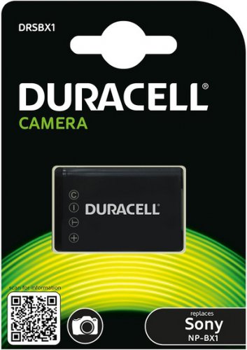 Duracell DRSBX1, Sony NP-BX1, 3.7V, 950 mAh