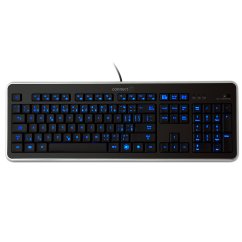 Klávesnica Connect IT CI-45, modře podsvícená, USB