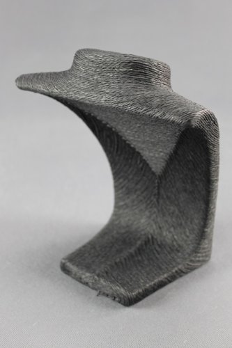 Dekolt, stojánek, stojan na šperky provázkový 22cm černý (A-9CER)