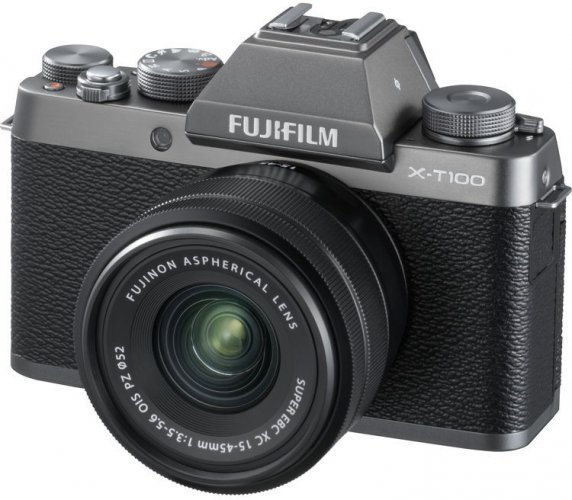 Fujifilm X-T100 + 15-45mm stříbrný