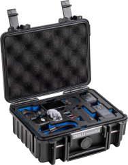 B&W Outdoor Cases B&W Cases Type 500 for DJI Osmo Pocket 3 Creator Combo, Black