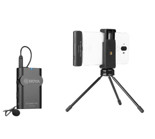 BOYA BY-WM4 Pro-K5 Bezdrátový mikrofonní 2,4GHz UHF systém pro USB-C zařízení BOYA BY-WM4 Pro-K5 Bezdrátový mikrofonní 2,4GHz UHF systém pro USB-C zařízení