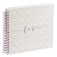 Hama album klasické spirálové ROMANCE 28x24 cm, 40 stran, bílé stránky