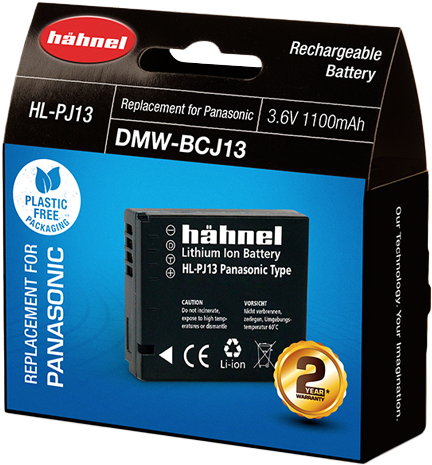 Hähnel HL-PJ13, Panasonic DMW-BCJ13, 1100mAh, 3.6V, 4Wh