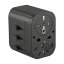Adaptér Jupio Travel Adapter 2x USB-A 1x USB-C 15.5W univerzálny cestovný