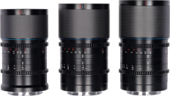 Sirui Anamorphic Lens Saturn Kit 35, 50 & 75mm T2.9 1.6x Carbon Fiber FF RF-Mount (Neutral Flare)