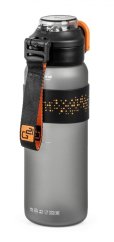 Fľaša G21 na pitie 1000 ml 2v1, sivá zmrznutá