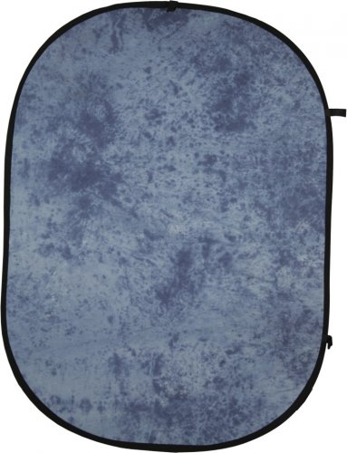 Walimex skládací pozadí 146x200cm modrá batika