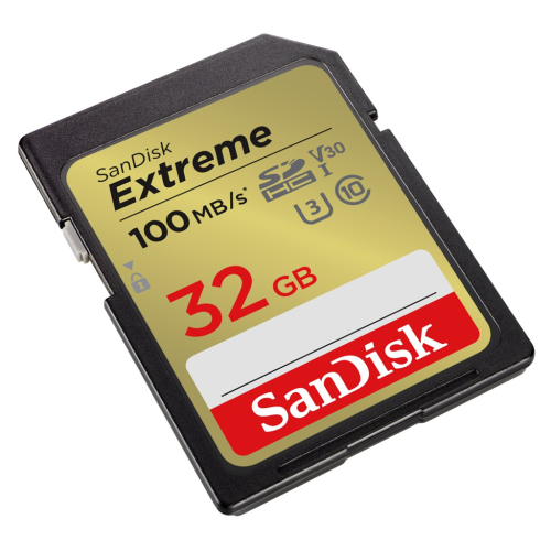 SanDisk Extreme 32 GB Paměťová karta až 100 MB/s, UHS-I, Class 10, U3, V30 SanDisk Extreme 32 GB Paměťová karta až 100 MB/s, UHS-I, Class 10, U3, V30