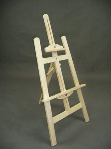 Ateliérový dřevěný malířský stojan 63cm nesložený (MS70)