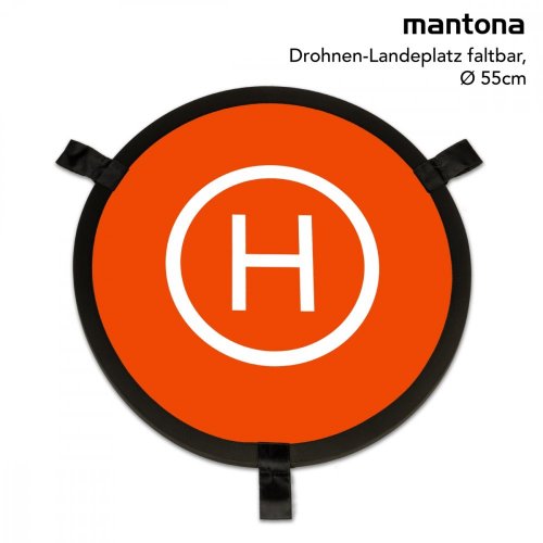 Mantona Drohnen-Landeplatz faltbar, Ø 55cm