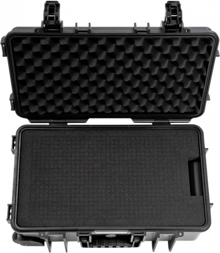 B&W Outdoor Case 6600, kufor s penou čierny