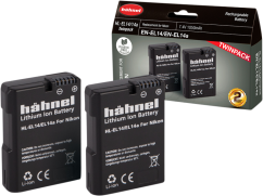 Hähnel Battery Nikon HL-EL14/14A / EN-EL14/14A Twin Pack