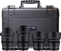 Samyang 4 KIT 24/35/50/85 VDSLR MK2 Sony FE + Hardcase
