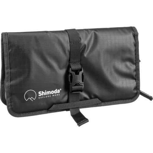 Shimoda 2 Panel Wrap | for Filters, Batteries & Accessories | size 29 × 25 × 2 cm | Clear Zippered Pockets