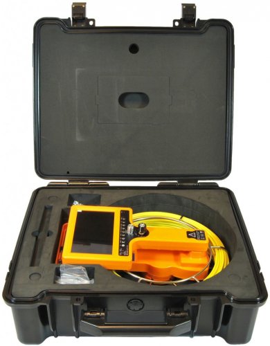 CEL-TEC PipeCam 30 Verso - potrubné inšpekčná kamera, SD/SDHC, LCD 7″, kábel 30 m