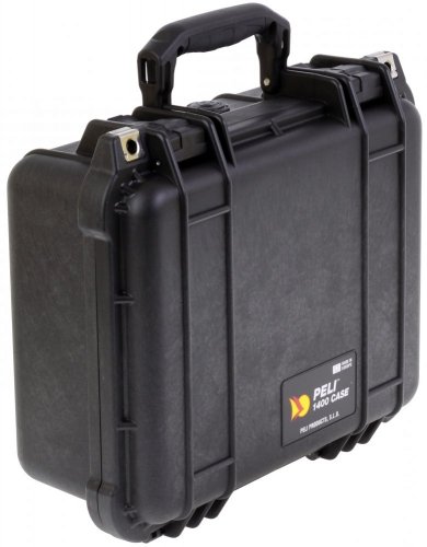 Peli™ Case 1400 Koffer mit Schaumstoff (Schwarz)